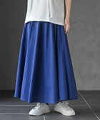 【アールピーエス/rps】のコットンマキシフレアースカート 大人の最旬トレンドファッション＆コーディネート founy(ファウニー) ファッション Fashion レディースファッション Fashion for Women スカート Skirts シンプル Simple, Minimal ストレッチ Stretch, Stretchy Fabric フレア Flare, Flared マキシ Maxi, Full Length ロング Long, Long-Length 再入荷 Restock / Back in Stock thumbnail ブルー|ID: prp329100004981732 ipo3291000000037323896