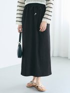 【コカ/COCA】のカットリブIラインスカート 大人の最旬トレンドファッション＆コーディネート founy(ファウニー) ファッション Fashion レディースファッション Fashion for Women スカート Skirts 春 Spring カットソー Cut and Sewn Top サンダル Sandals, Summer Shoes シンプル Simple, Minimal ストレッチ Stretch, Stretchy Fabric スニーカー Sneakers, Trainers スリット Slit, Slit Detail ポケット Pocket, Pocket Detail マキシ Maxi, Full Length 無地 Plain, Solid Color ロング Long, Long-Length 夏 Summer 2026年 2026 2026春夏・S/S Spring/Summer 2026 SS26 thumbnail Black|ID: prp329100004981735 ipo3291000000037323911