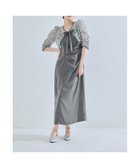 【ビーフラット/bflat】のレースボレロドレープドレス 2点セット キャミワンピース 結婚式 成人式 二次会 グレー|ID: prp329100004981756 ipo3291000000037323977