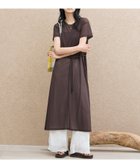 【ドゥ アルシーヴ/Doux archives】のシアーカットソーワンピース 大人の最旬トレンドファッション＆コーディネート founy(ファウニー) ファッション Fashion レディースファッション Fashion for Women ワンピース Dresses ショルダー Shoulder, Shoulder Strap シンプル Simple, Minimal デニム Denim, Jeans Material ドロップ Drop Shoulder, Dropped Style ペチコート Petticoat, Underskirt リラックス Relax, Relaxed Fit おすすめ Recommended / Our Picks 夏 Summer thumbnail BROWN|ID: prp329100004981759 ipo3291000000037323985