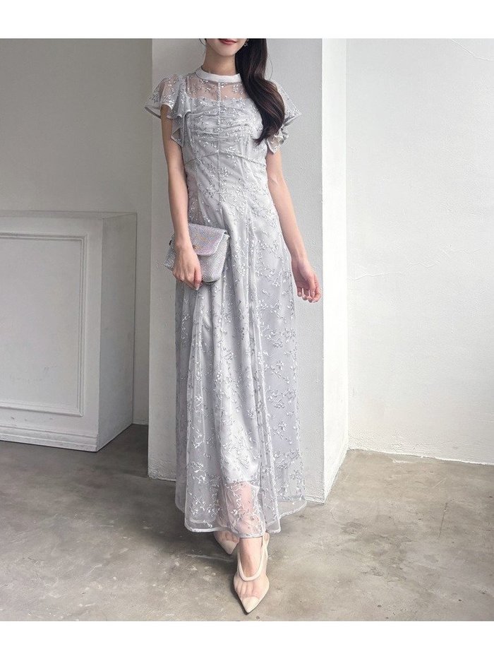 【スナイデル/SNIDEL】のチュールエンブロイダリードレス インテリア・キッズ・メンズ・レディースファッション・服の通販 founy(ファウニー) https://founy.com/ ファッション Fashion レディースファッション Fashion for Women ワンピース Dresses フォーマル・パーティードレス・結婚式用ドレス Elegant & Casual Dresses おすすめ Recommended / Our Picks ウェーブ Wavy Pattern ギャザー Gathered, Ruffled スマート Smart, Elegant フォーマル Formal, Dressy フレア Flare, Flared エレガント 上品 Elegant 結婚式 Wedding |ID: prp329100004981771 ipo3291000000037324026