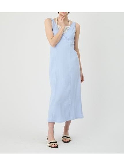 【リリーブラウン/Lily Brown】のレイヤードカットキャミワンピース インテリア・キッズ・メンズ・レディースファッション・服の通販 founy(ファウニー) 　ファッション　Fashion　レディースファッション　Fashion for Women　ワンピース　Dresses　キャミソールワンピース　Camisole Dresses　インナー　Innerwear　今季　This Season, Current Season　シューズ　Shoes, Footwear　スマート　Smart, Elegant　フィット　Fit, Slim Fit　フェミニン　Feminine, Girly　フラット　Flat, Flat Shoes　フレア　Flare, Flared　リラックス　Relax, Relaxed Fit　レース　Lace, Lace Fabric　おすすめ　Recommended / Our Picks　BLU[086]|ID: prp329100004981773 ipo3291000000037324036