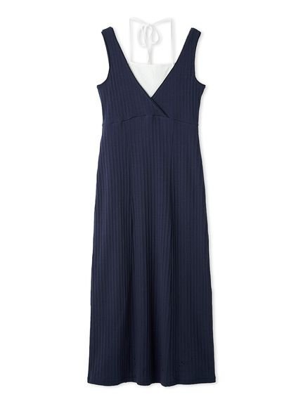 【リリーブラウン/Lily Brown】のレイヤードカットキャミワンピース インテリア・キッズ・メンズ・レディースファッション・服の通販 founy(ファウニー) 　ファッション　Fashion　レディースファッション　Fashion for Women　ワンピース　Dresses　キャミソールワンピース　Camisole Dresses　インナー　Innerwear　今季　This Season, Current Season　シューズ　Shoes, Footwear　スマート　Smart, Elegant　フィット　Fit, Slim Fit　フェミニン　Feminine, Girly　フラット　Flat, Flat Shoes　フレア　Flare, Flared　リラックス　Relax, Relaxed Fit　レース　Lace, Lace Fabric　おすすめ　Recommended / Our Picks　NVY[089]|ID: prp329100004981773 ipo3291000000037324037