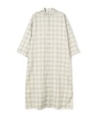 【トゥモローランド/TOMORROWLAND】のサンライズオンブレチェック スタンドカラーワンピース 14 グレー系|ID: prp329100004981775 ipo3291000000037354169