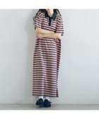 【レイジブルー/RAGEBLUE】のワッフルボーダーワンピース ピンク24|ID: prp329100004981784 ipo3291000000037324076