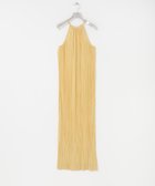 【アーバンリサーチ/URBAN RESEARCH】のESTHE PLEATED HALTER MAXI DRESS イエロー|ID: prp329100004981786 ipo3291000000037324081