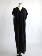 【ラシュッド/LASUD】のシアーシルキーローンワンピース 大人の最旬トレンドファッション＆コーディネート founy(ファウニー) ファッション Fashion レディースファッション Fashion for Women ワンピース Dresses インナー Innerwear エアリー Airy Texture ギャザー Gathered, Ruffled シアー Sheer, See-Through スリーブ Sleeve, Long Sleeve / Short Sleeve フレア Flare, Flared フレンチ French, French Style リラックス Relax, Relaxed Fit 夏 Summer エレガント 上品 Elegant thumbnail ブラック|ID: prp329100004981791 ipo3291000000037324097