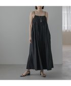 【アパートバイローリーズ/apart by lowrys】の【WEB限定】2WAYシャーリングキャミワンピース 大人の最旬トレンドファッション＆コーディネート founy(ファウニー) ファッション Fashion レディースファッション Fashion for Women ワンピース Dresses キャミソールワンピース Camisole Dresses おすすめ Recommended / Our Picks インナー Innerwear カットソー Cut and Sewn Top カーディガン Cardigan, Knitwear キャミソール Camisole, Spaghetti Strap Top キャミワンピース Cami Dress, Slip Dress シアー Sheer, See-Through シャーリング Shirring, Ruched ジャケット Jacket, Outerwear スクエア Square, Square Shape タンク Tank Top, Sleeveless Top ロング Long, Long-Length 切替 Switching, Contrast Panel 春 Spring 秋 Autumn thumbnail ブラック|ID: prp329100004981797 ipo3291000000037324117