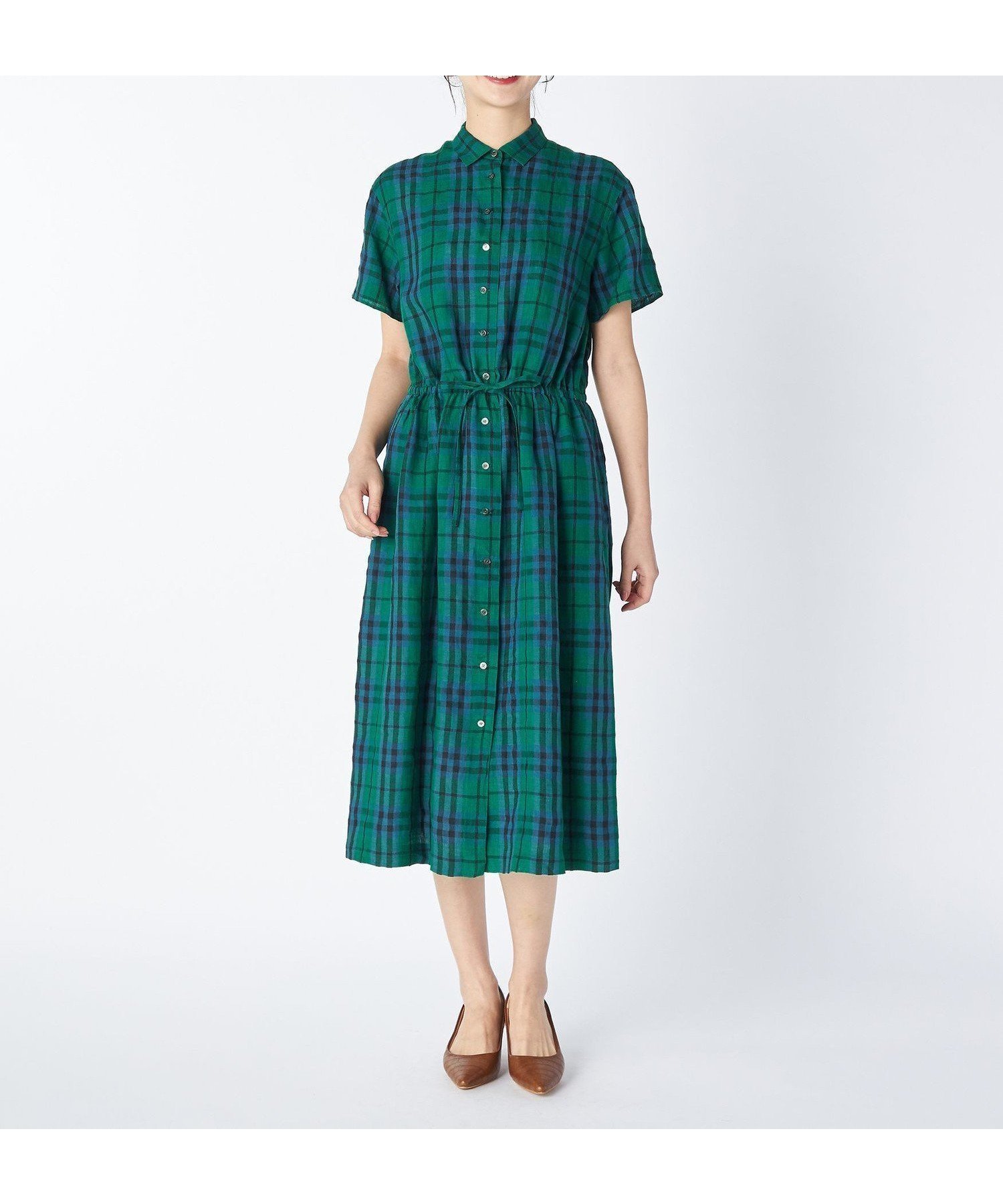 【キース/KEITH】の【Lサイズ】リネンキースチェックワンピース 大人の最旬トレンドファッション＆コーディネート founy(ファウニー) 　ファッション　Fashion　レディースファッション　Fashion for Women　ワンピース　Dresses　おすすめ　Recommended / Our Picks　インナー　Innerwear　チェック　Check, Plaid, Tartan　 other-1|ID: prp329100004981804 ipo3291000000037324133
