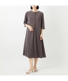 【メゾン ド サンク/Maison de CINQ】のドライタッチジャージーフレアワンピース ベージュ|ID: prp329100004981805 ipo3291000000037360822