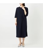 【メゾン ド サンク/Maison de CINQ】のドライタッチジャージーフレアワンピース ネイビー|ID: prp329100004981805 ipo3291000000037360823