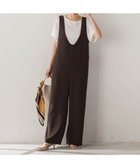 【ドロワット ロートレアモン/Droite Lautreamont】のUネックオールインワン ブラウン|ID: prp329100004981807 ipo3291000000037324144