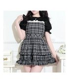 【ノエミ/NOEMIE】のレースドッキングティアードリボンワンピース 大人の最旬トレンドファッション＆コーディネート founy(ファウニー) ファッション Fashion レディースファッション Fashion for Women ワンピース Dresses チェック Check, Plaid, Tartan ドッキング Docking, Mixed Material フリル Frill, Ruffle リボン Ribbon, Bow thumbnail 黒|ID: prp329100004981809 ipo3291000000037324156