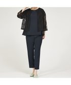 【アバハウスマヴィ/abahouse mavie】の【エニデイカセット】レースボレロ フレンチセットアップ3点セット 大人の最旬トレンドファッション＆コーディネート founy(ファウニー) ファッション Fashion レディースファッション Fashion for Women アウター Coat / Outerwear Collection ボレロ・ショート丈ジャケット / ドレス羽織りに Boleros & Short Jackets ストレッチ Stretch, Stretchy Fabric セットアップ Set-Up, Coordinated Outfit 定番 Standard, Basic Item 人気 Popular, Best Seller フォーマル Formal, Dressy フレンチ French, French Style ボレロ Bolero, Short Cardigan レース Lace, Lace Fabric おすすめ Recommended / Our Picks セレモニー Ceremony ビジネス 仕事 通勤 Business / Work / Commuting thumbnail ダークネイビー|ID: prp329100004981827 ipo3291000000037324221