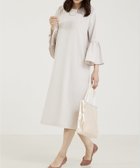 【アバハウスマヴィ/abahouse mavie】の【WEB Domani掲載】【エニデイカセット】袖フレアーワンピース 大人の最旬トレンドファッション＆コーディネート founy(ファウニー) ファッション Fashion レディースファッション Fashion for Women ワンピース Dresses エレガント 上品 Elegant カーディガン Cardigan, Knitwear シューズ Shoes, Footwear ジャケット Jacket, Outerwear ストレッチ Stretch, Stretchy Fabric 雑誌 Magazine, Fashion Magazine タフタ Taffeta, Structured Fabric 人気 Popular, Best Seller フラット Flat, Flat Shoes 楽ちん Easy Fit, Comfortable おすすめ Recommended / Our Picks セレモニー Ceremony ビジネス 仕事 通勤 Business / Work / Commuting thumbnail グレージュ|ID: prp329100004981833 ipo3291000000037324241