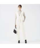 【カリテ/qualite】のダブルクロスドロストオールインワン 大人の最旬トレンドファッション＆コーディネート founy(ファウニー) ファッション Fashion レディースファッション Fashion for Women ワンピース Dresses オールインワン・ワンピース Dresses and Jumpsuits タートルネック Turtleneck, High Neck thumbnail アイボリー|ID: prp329100004981834 ipo3291000000037324247