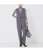 【カリテ/qualite】のダブルクロスドロストオールインワン 大人の最旬トレンドファッション＆コーディネート founy(ファウニー) ファッション Fashion レディースファッション Fashion for Women ワンピース Dresses オールインワン・ワンピース Dresses and Jumpsuits タートルネック Turtleneck, High Neck thumbnail グレー|ID: prp329100004981834 ipo3291000000037324248