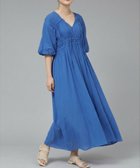 【カリテ/qualite】のウェストギャザーワンピース 大人の最旬トレンドファッション＆コーディネート founy(ファウニー) ファッション Fashion レディースファッション Fashion for Women ワンピース Dresses ギャザー Gathered, Ruffled スタイリッシュ Stylish, Fashionable エレガント 上品 Elegant 人気 Popular, Best Seller 夏 Summer thumbnail ブルー|ID: prp329100004981835 ipo3291000000037324252