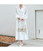 【ルージュヴィフラクレ/Rouge vif la cle】のカシュクールワンピース 大人の最旬トレンドファッション＆コーディネート founy(ファウニー) ファッション Fashion レディースファッション Fashion for Women ワンピース Dresses シンプル Simple, Minimal リラックス Relax, Relaxed Fit thumbnail ホワイト|ID: prp329100004981845 ipo3291000000037324283