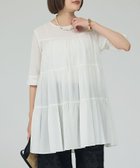 【カリテ/qualite】のティアードチュニック 大人の最旬トレンドファッション＆コーディネート founy(ファウニー) ファッション Fashion レディースファッション Fashion for Women トップス・カットソー Cut & Sew Tops おすすめ Recommended / Our Picks チュニック Tunic, Long Top デニム Denim, Jeans Material バランス Balance, Style Balance ボトム Bottoms, Lower Wear リラックス Relax, Relaxed Fit thumbnail オフホワイト|ID: prp329100004981864 ipo3291000000037324340