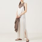 【ルージュヴィフラクレ/Rouge vif la cle】のアセテートキャミワンピース 大人の最旬トレンドファッション＆コーディネート founy(ファウニー) ファッション Fashion レディースファッション Fashion for Women ワンピース Dresses キャミソールワンピース Camisole Dresses おすすめ Recommended / Our Picks キャミソール Camisole, Spaghetti Strap Top マキシ Maxi, Full Length メッシュ Mesh, Net Fabric ラップ Wrap, Wrap Design thumbnail オフホワイト|ID: prp329100004981882 ipo3291000000037324398