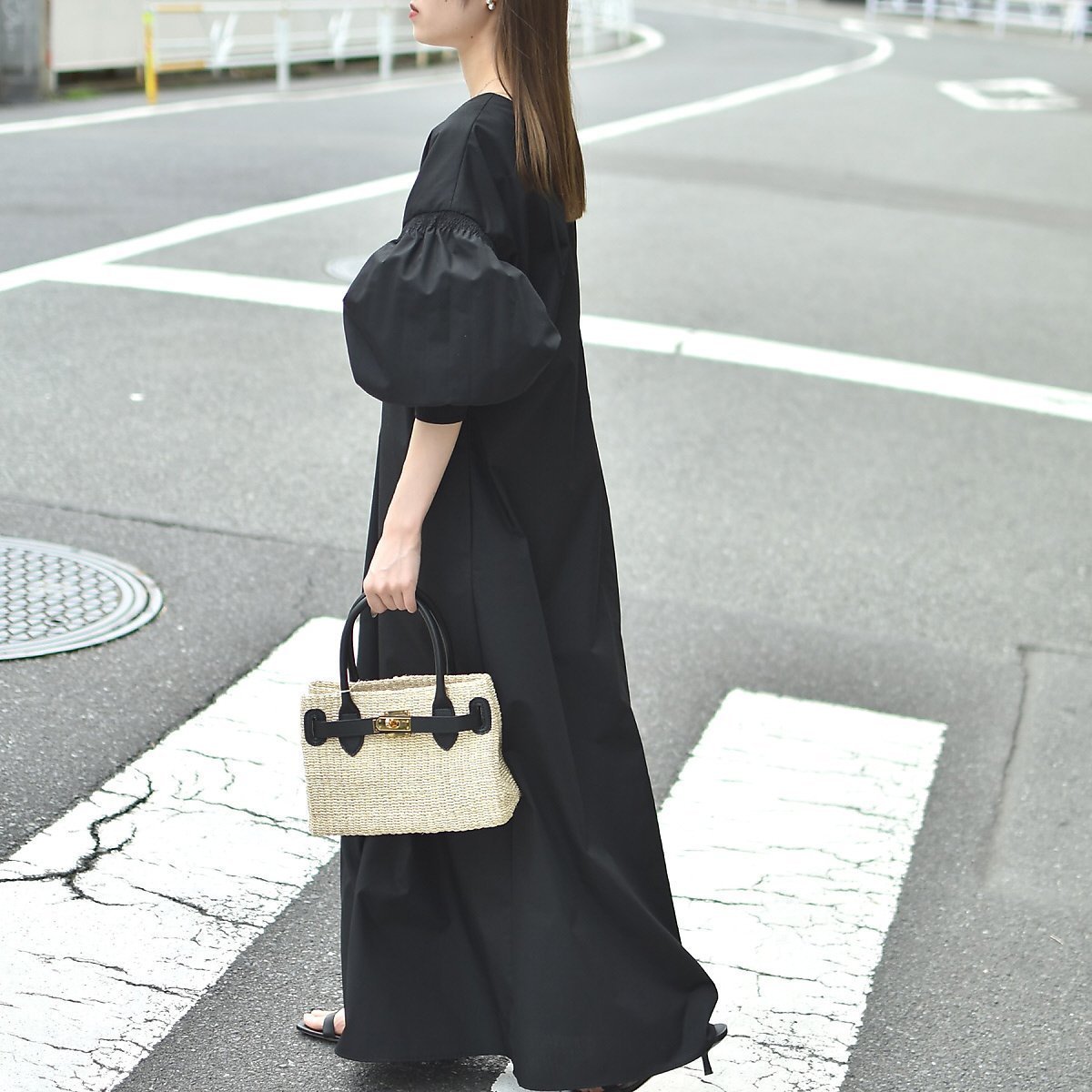 【ルージュヴィフラクレ/Rouge vif la cle】の2WAY袖プリーツワンピース インテリア・キッズ・メンズ・レディースファッション・服の通販 founy(ファウニー) 　ファッション　Fashion　レディースファッション　Fashion for Women　ワンピース　Dresses　シンプル　Simple, Minimal　フロント　Front, Front Design　プリーツ　Pleats, Pleated　ブラック|ID: prp329100004981884 ipo3291000000037324405