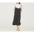 【アバハウスマヴィ/abahouse mavie】の【大人のいちまんワンピ】2WAYジャンパースカート 大人の最旬トレンドファッション＆コーディネート founy(ファウニー) ファッション Fashion レディースファッション Fashion for Women スカート Skirts ツイル Twist, Twisted Detail エレガント 上品 Elegant 定番 Standard, Basic Item thumbnail ブラック|ID: prp329100004981886 ipo3291000000037324411