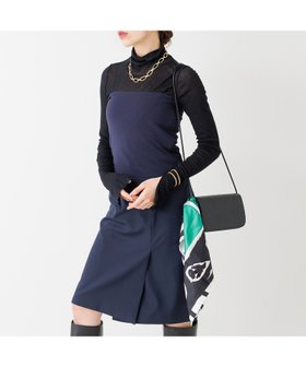 【ルージュヴィフラクレ/Rouge vif la cle】の【セットアップ対応】 ビスチェミニワンピース 大人の最旬トレンドファッション＆コーディネート founy(ファウニー) ファッション Fashion レディースファッション Fashion for Women ワンピース Dresses ジャケット Jacket, Outerwear セットアップ Set-Up, Coordinated Outfit チューブ Tube, Tube Top バランス Balance, Style Balance ビスチェ Bustier, Corset Top ラップ Wrap, Wrap Design |ID:prp329100004981892