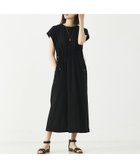 【アバハウスマヴィ/abahouse mavie】の【大人のいちまんワンピ/接触冷感】シルケットドロストワンピース 大人の最旬トレンドファッション＆コーディネート founy(ファウニー) ファッション Fashion レディースファッション Fashion for Women ワンピース Dresses おすすめ Recommended / Our Picks ウォッシャブル Machine Washable カットソー Cut and Sewn Top シルケット Silket, Silky Cotton ジャケット Jacket, Outerwear ポケット Pocket, Pocket Detail 人気 Popular, Best Seller thumbnail ブラック|ID: prp329100004981908 ipo3291000000037324485