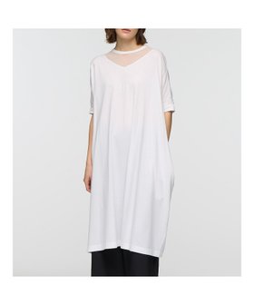 【マーコート/MARcourt】 mizuiro ind チュールネックワイドワンピース大人の最旬トレンドファッション＆コーディネート founy(ファウニー) ファッション Fashion レディースファッション Fashion for Women ワンピース Dresses シンプル Simple, Minimal チュール Tulip, Tulip Motif ボトム Bottoms, Lower Wear ポケット Pocket, Pocket Detail メッシュ Mesh, Net Fabric ロング Long, Long-Length ワイド Wide, Wide Fit 無地 Plain, Solid Color |ID:prp329100004981919