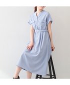 【インデックス/INDEX】のダブルポケットスキッパーワンピース【洗濯機OK/防シワ/イージーアイロン】《XS~3L/6col》 大人の最旬トレンドファッション＆コーディネート founy(ファウニー) ファッション Fashion レディースファッション Fashion for Women ワンピース Dresses 吸水 Absorbent, Quick-Dry スキッパー Skipper, Open Collar スマート Smart, Elegant フェミニン Feminine, Girly フレア Flare, Flared ポケット Pocket, Pocket Detail リラックス Relax, Relaxed Fit ビジネス 仕事 通勤 Business / Work / Commuting thumbnail サックスブルー|ID: prp329100004981922 ipo3291000000037324542