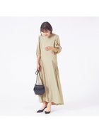 【ルージュヴィフラクレ/Rouge vif la cle】のタックスリーブワンピース 大人の最旬トレンドファッション＆コーディネート founy(ファウニー) ファッション Fashion レディースファッション Fashion for Women ワンピース Dresses おすすめ Recommended / Our Picks アシンメトリー Asymmetrical Style エレガント 上品 Elegant ギャザー Gathered, Ruffled スリーブ Sleeve, Long Sleeve / Short Sleeve 夏 Summer 春 Spring thumbnail ベージュ|ID: prp329100004981929 ipo3291000000037324574