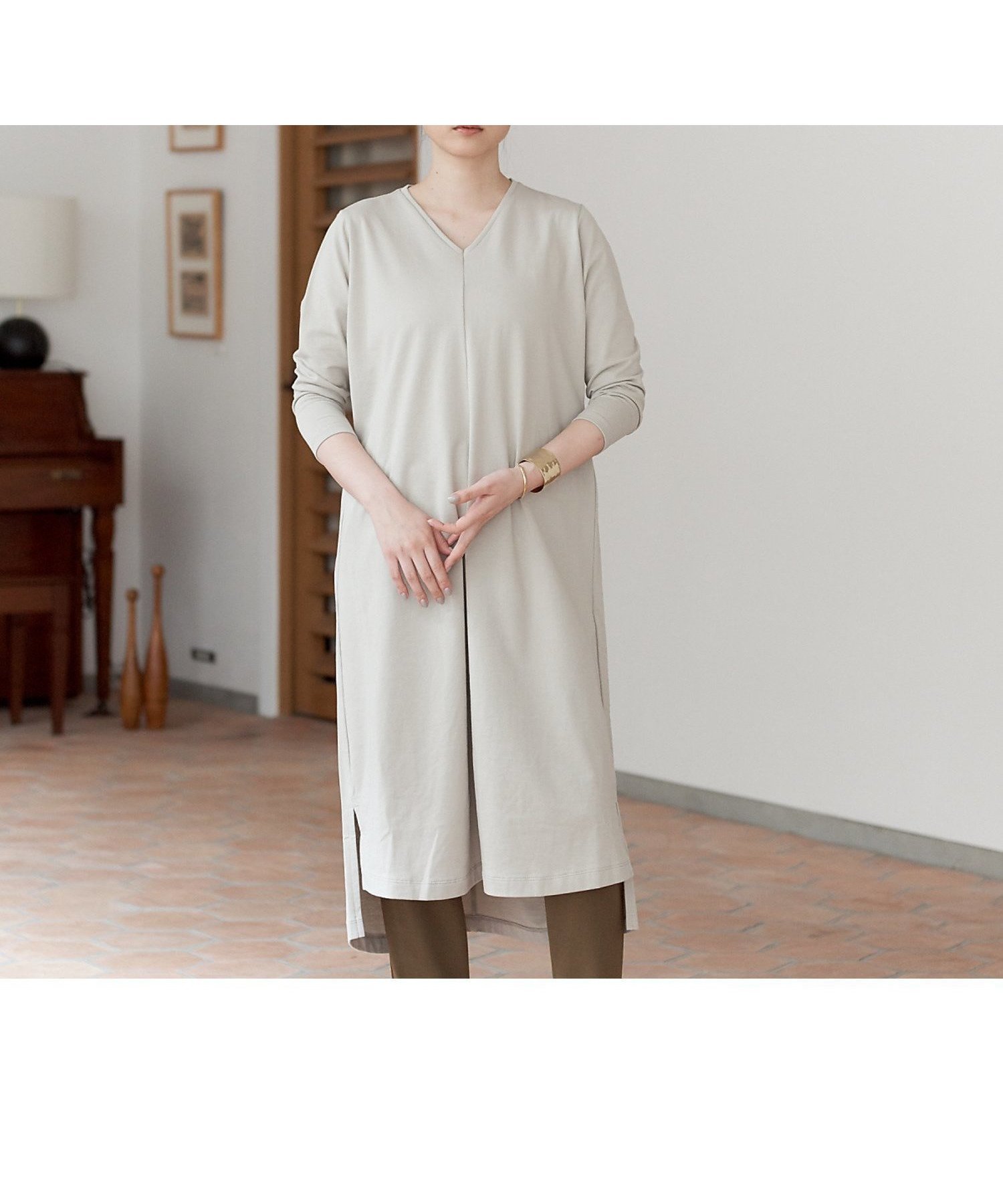 【コレックス/collex】のVネックワンピース 大人の最旬トレンドファッション＆コーディネート founy(ファウニー) 　ファッション　Fashion　レディースファッション　Fashion for Women　ワンピース　Dresses　おすすめ　Recommended / Our Picks　カーディガン　Cardigan, Knitwear　ボトム　Bottoms, Lower Wear　 other-1|ID: prp329100004981934 ipo3291000000037324591