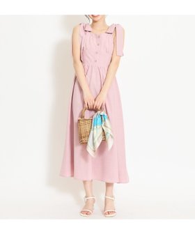 【ウィルセレクション/WILLSELECTION】の【GW SPECIAL PRICE】リボンショルダーギャザーワンピース 大人の最旬トレンドファッション＆コーディネート founy(ファウニー) ファッション Fashion レディースファッション Fashion for Women ワンピース Dresses カーディガン Cardigan, Knitwear ギャザー Gathered, Ruffled シャーリング Shirring, Ruched ショルダー Shoulder, Shoulder Strap シンプル Simple, Minimal ジャケット Jacket, Outerwear チェック Check, Plaid, Tartan フィット Fit, Slim Fit フェミニン Feminine, Girly フロント Front, Front Design リボン Ribbon, Bow リラックス Relax, Relaxed Fit ロング Long, Long-Length エレガント 上品 Elegant |ID:prp329100004981937