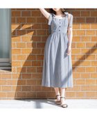 【ウィルセレクション/WILLSELECTION】の【GW SPECIAL PRICE】リボンショルダーギャザーワンピース 大人の最旬トレンドファッション＆コーディネート founy(ファウニー) ファッション Fashion レディースファッション Fashion for Women ワンピース Dresses カーディガン Cardigan, Knitwear ギャザー Gathered, Ruffled シャーリング Shirring, Ruched ショルダー Shoulder, Shoulder Strap シンプル Simple, Minimal ジャケット Jacket, Outerwear チェック Check, Plaid, Tartan フィット Fit, Slim Fit フェミニン Feminine, Girly フロント Front, Front Design リボン Ribbon, Bow リラックス Relax, Relaxed Fit ロング Long, Long-Length エレガント 上品 Elegant thumbnail 紺系チェック|ID: prp329100004981937 ipo3291000000037324604