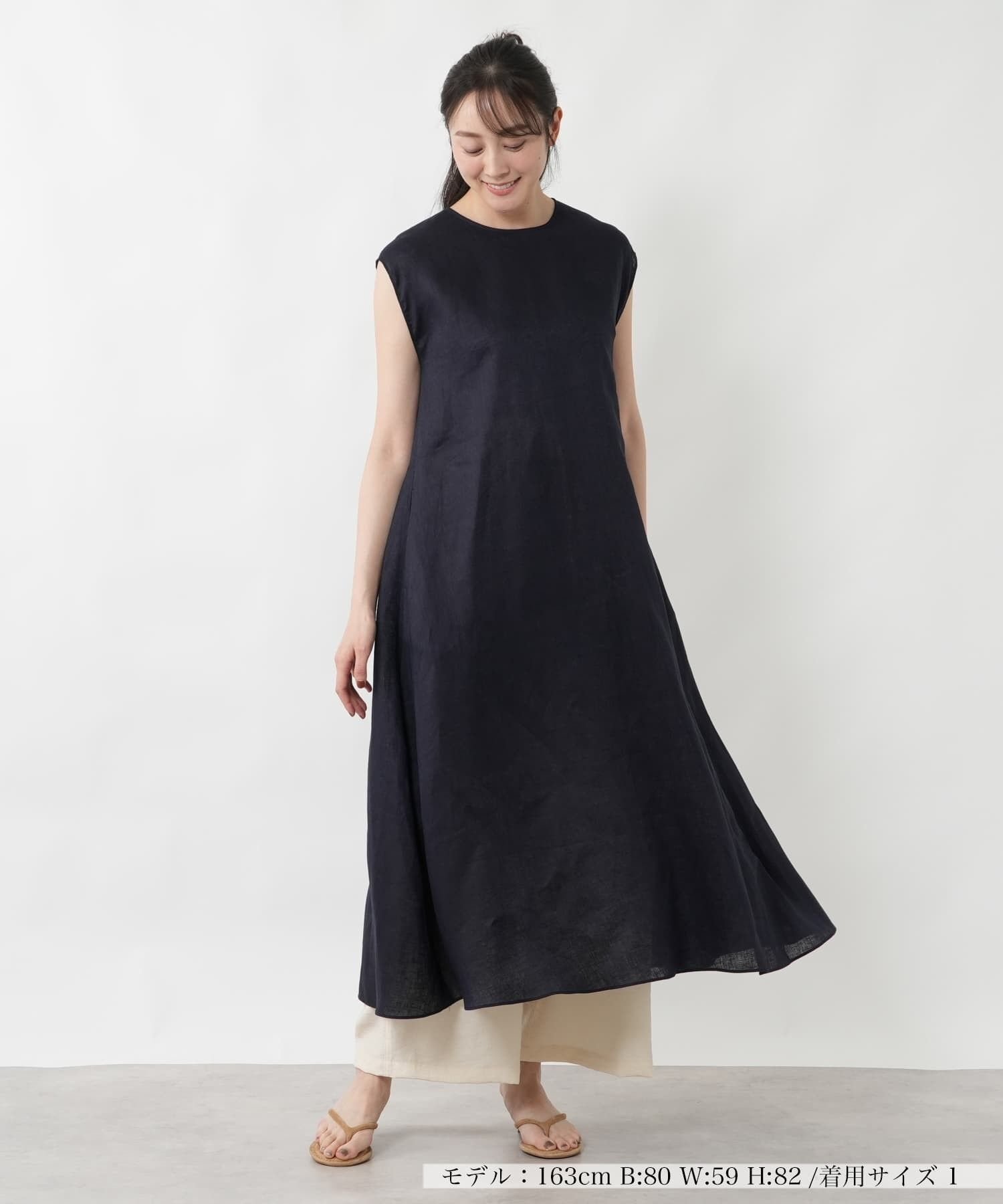 【ネミカ/NEMIKA】のフレンチスリーブフレアワンピース【NEMIKA】 インテリア・キッズ・メンズ・レディースファッション・服の通販 founy(ファウニー) 　ファッション　Fashion　レディースファッション　Fashion for Women　ワンピース　Dresses　スリーブ　Sleeve, Long Sleeve / Short Sleeve　バランス　Balance, Style Balance　フレア　Flare, Flared　フレンチ　French, French Style　ポケット　Pocket, Pocket Detail　夏　Summer　ネイビー系|ID: prp329100004981946 ipo3291000000037324646