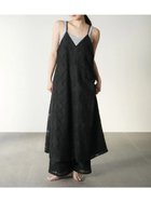 【ラシュッド/LASUD】のLeavers lace cami onepiece 大人の最旬トレンドファッション＆コーディネート founy(ファウニー) ファッション Fashion レディースファッション Fashion for Women キャミワンピース Cami Dress, Slip Dress コンパクト Compact, Small Size フレア Flare, Flared ポケット Pocket, Pocket Detail レース Lace, Lace Fabric 今季 This Season, Current Season thumbnail ブラック|ID: prp329100004981948 ipo3291000000037324654
