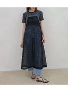【ラシュッド/LASUD】のBicolor mesh onpiece 大人の最旬トレンドファッション＆コーディネート founy(ファウニー) ファッション Fashion レディースファッション Fashion for Women おすすめ Recommended / Our Picks インナー Innerwear キャミソール Camisole, Spaghetti Strap Top タンク Tank Top, Sleeveless Top メッシュ Mesh, Net Fabric thumbnail ブラック|ID: prp329100004981950 ipo3291000000037324663