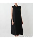 【レリアンプラスハウス/Leilian PLUS HOUSE】のノースリーブワンピース【BOURGE】 大人の最旬トレンドファッション＆コーディネート founy(ファウニー) ファッション Fashion レディースファッション Fashion for Women ワンピース Dresses アンダー Underwear Essentials ウォッシャブル Machine Washable カーディガン Cardigan, Knitwear ジャケット Jacket, Outerwear スタンド Stand Collar, Upright Stand ノースリーブ Sleeveless, No-Sleeve フロント Front, Front Design ポケット Pocket, Pocket Detail モチーフ Motif, Design Theme リゾート Resort, Vacation Style リラックス Relax, Relaxed Fit ロング Long, Long-Length 夏 Summer thumbnail ブラック|ID: prp329100004981965 ipo3291000000037324709