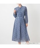 【レリアン/LEILIAN】の幾何学柄フレアワンピース【Leilian WHITE LABEL】 大人の最旬トレンドファッション＆コーディネート founy(ファウニー) ファッション Fashion レディースファッション Fashion for Women ワンピース Dresses アンダー Underwear Essentials ウォッシャブル Machine Washable ジャケット Jacket, Outerwear スタンド Stand Collar, Upright Stand トレンド Trend, Trending Now ドレス Dress, One-Piece フレア Flare, Flared ブラウジング Blouson Silhouette, Cinched Waist ベーシック Basic, Essential ポケット Pocket, Pocket Detail ループ Loop, Loop Knit 夏 Summer エレガント 上品 Elegant thumbnail コバルトブルー|ID: prp329100004981967 ipo3291000000037324713