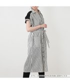 【レリアン/LEILIAN】の編地切替ストライプワンピース 大人の最旬トレンドファッション＆コーディネート founy(ファウニー) ファッション Fashion レディースファッション Fashion for Women ワンピース Dresses ストライプ Stripe, Striped Pattern ポケット Pocket, Pocket Detail ヨーク Yoke, Yoke Design 切替 Switching, Contrast Panel 夏 Summer 春 Spring S/S・春夏 SS, Spring/Summer, Warm Season thumbnail ブラック|ID: prp329100004981970 ipo3291000000037324722
