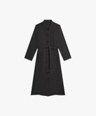 【アニエスベー ファム/agnes b. FEMME】のリネン 長袖 シャツワンピース Bb 大人の最旬トレンドファッション＆コーディネート founy(ファウニー) ファッション Fashion レディースファッション Fashion for Women ワンピース Dresses シャツワンピース / 1枚で着映えコーデ Shirt Dresses エレガント 上品 Elegant パッチ Patch, Appliqué ポケット Pocket, Pocket Detail リネン Linen, Linen Fabric 羽織 Haori, Light Jacket 長袖 Long Sleeve, Full Sleeve thumbnail グレー|ID: prp329100004981975 ipo3291000000037324737