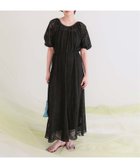 【ティティベイト/titivate】の前後2wayパフスリーブレースワンピース BK|ID: prp329100004981979 ipo3291000000037324752
