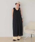 【ティティベイト/titivate】の刺繍ギャザーノースリーブワンピース オールインワン ギャザー すっきり 美シルエット 大人の最旬トレンドファッション＆コーディネート founy(ファウニー) ファッション Fashion レディースファッション Fashion for Women ワンピース Dresses オールインワン・ワンピース Dresses and Jumpsuits アクセサリー Fashion Accessories ギャザー Gathered, Ruffled ネップ Nepp, Slub Yarn thumbnail BK|ID: prp329100004981980 ipo3291000000037324754