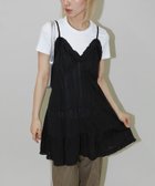 【フリークスストア/FREAK'S STORE】のインド コットン フリル ティアード キャミソール ミニ ワンピース 限定展開 大人の最旬トレンドファッション＆コーディネート founy(ファウニー) ファッション Fashion レディースファッション Fashion for Women ワンピース Dresses 2026年 2026 2026春夏・S/S Spring/Summer 2026 SS26 インド Indian Textile キャミソール Camisole, Spaghetti Strap Top チュニック Tunic, Long Top ティアード Tiered, Tiered Style フリル Frill, Ruffle ラップ Wrap, Wrap Design 切替 Switching, Contrast Panel 夏 Summer S/S・春夏 SS, Spring/Summer, Warm Season thumbnail ブラック|ID: prp329100004981981 ipo3291000000037324758