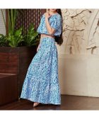 【アミナコレクション/Amina Collection】の【マウナロア】ナルセットアップ 大人の最旬トレンドファッション＆コーディネート founy(ファウニー) ファッション Fashion レディースファッション Fashion for Women セットアップ Matching Sets おすすめ Recommended / Our Picks シャーリング Shirring, Ruched ショルダー Shoulder, Shoulder Strap セットアップ Set-Up, Coordinated Outfit ドレス Dress, One-Piece リゾート Resort, Vacation Style エレガント 上品 Elegant thumbnail ブルー|ID: prp329100004982002 ipo3291000000037324818