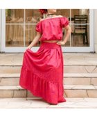 【アミナコレクション/Amina Collection】の【マウナロア】ナルセットアップ 大人の最旬トレンドファッション＆コーディネート founy(ファウニー) ファッション Fashion レディースファッション Fashion for Women セットアップ Matching Sets おすすめ Recommended / Our Picks シャーリング Shirring, Ruched ショルダー Shoulder, Shoulder Strap セットアップ Set-Up, Coordinated Outfit ドレス Dress, One-Piece リゾート Resort, Vacation Style エレガント 上品 Elegant thumbnail レッド|ID: prp329100004982002 ipo3291000000037324820