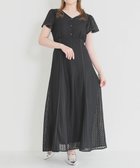 【ミッシュマッシュ/MISCH MASCH】のパイピングバルファスレースワンピース MM627428 大人の最旬トレンドファッション＆コーディネート founy(ファウニー) ファッション Fashion レディースファッション Fashion for Women ワンピース Dresses ギャザー Gathered, Ruffled スリーブ Sleeve, Long Sleeve / Short Sleeve パイピング Piping, Trim Design フレア Flare, Flared レース Lace, Lace Fabric 人気 Popular, Best Seller 今季 This Season, Current Season 切替 Switching, Contrast Panel thumbnail ブラック|ID: prp329100004982014 ipo3291000000037324863
