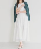 【ミッシュマッシュ/MISCH MASCH】のパイピングバルファスレースワンピース MM627428 大人の最旬トレンドファッション＆コーディネート founy(ファウニー) ファッション Fashion レディースファッション Fashion for Women ワンピース Dresses ギャザー Gathered, Ruffled スリーブ Sleeve, Long Sleeve / Short Sleeve パイピング Piping, Trim Design フレア Flare, Flared レース Lace, Lace Fabric 人気 Popular, Best Seller 今季 This Season, Current Season 切替 Switching, Contrast Panel thumbnail ホワイト|ID: prp329100004982014 ipo3291000000037324865