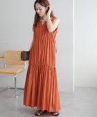 【ディスコート/Discoat】のウエストリボンティアードワンピース 大人の最旬トレンドファッション＆コーディネート founy(ファウニー) ファッション Fashion レディースファッション Fashion for Women ワンピース Dresses アクセサリー Fashion Accessories インナー Innerwear カーディガン Cardigan, Knitwear キャップ Cap, Baseball Cap キャミソール Camisole, Spaghetti Strap Top 吸水 Absorbent, Quick-Dry サンダル Sandals, Summer Shoes タンク Tank Top, Sleeveless Top ダウン Down, Puffer ドローコード Drawcord, Drawstring Cord 定番 Standard, Basic Item ノースリーブ Sleeveless, No-Sleeve リゾート Resort, Vacation Style おすすめ Recommended / Our Picks 夏 Summer エレガント 上品 Elegant thumbnail オレンジ|ID: prp329100004982020 ipo3291000000037324889